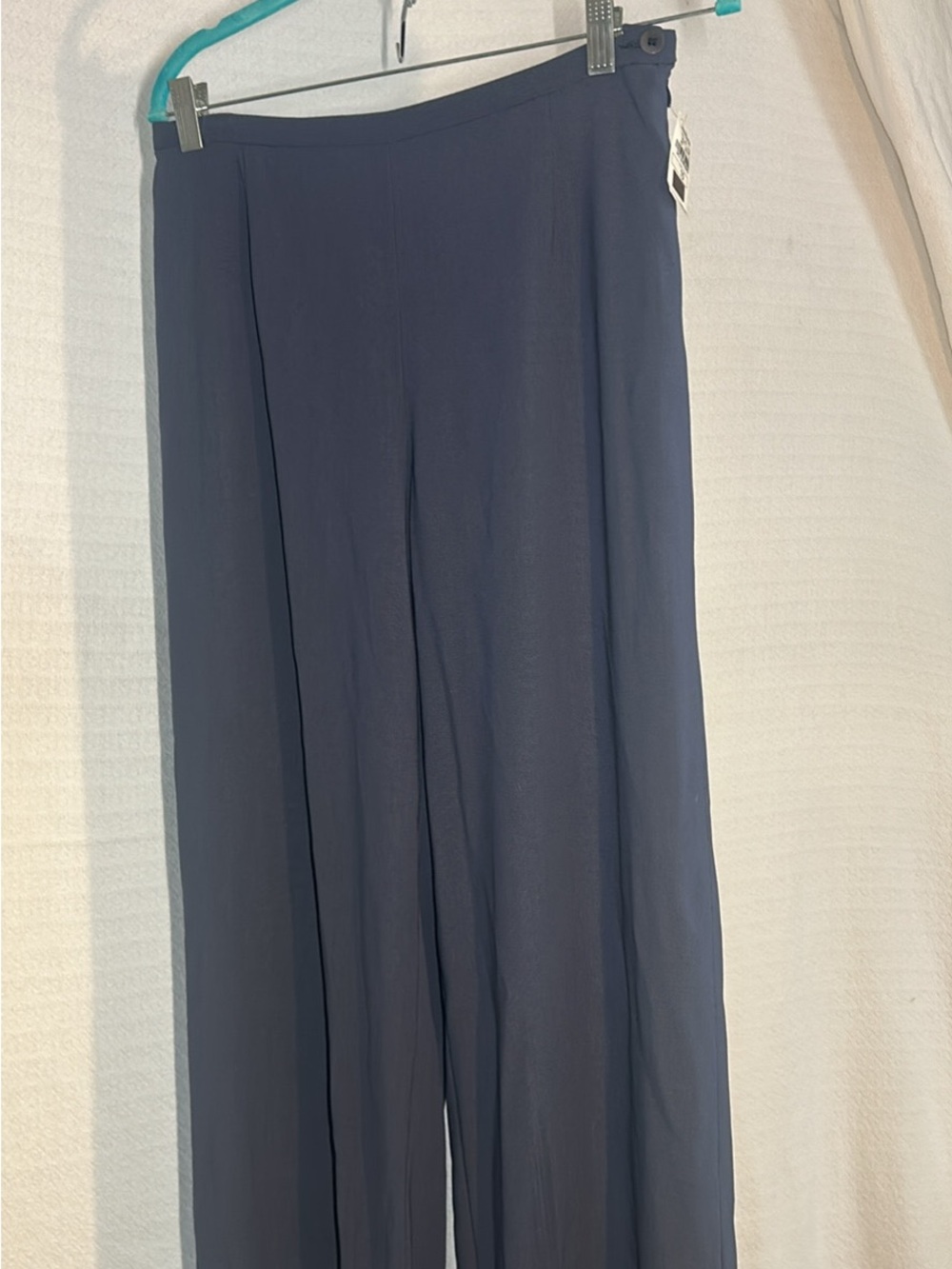 Armani Collezioni Navy Wide-Leg Maxi Skirt